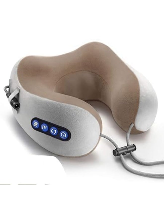 Portable Heated Neck Massage Pillow – Intelligent Kneading with Rolling Modes, Ideal for Travel, Relaxation & Office Use - Image 1