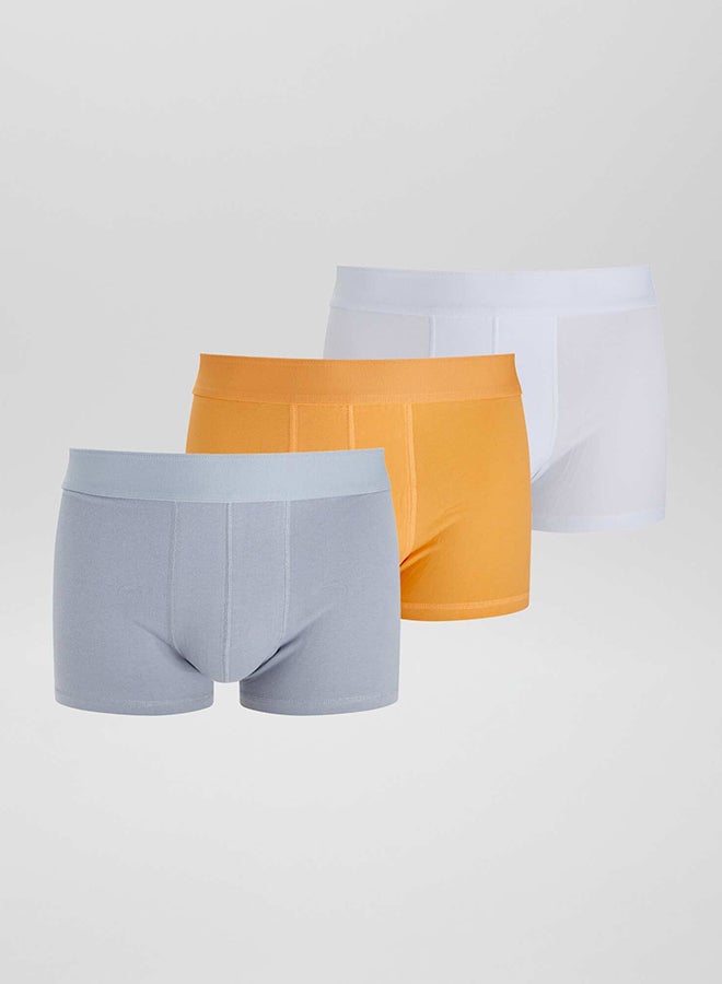 Kiabi Pack of 3 plain boxers  - Image 1