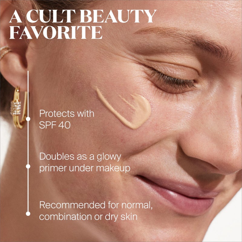 Supergoop! Glowscreen SPF 40, Sunrise (Champagne Glow) - 1.7 fl oz - Glowy Primer + Broad Spectrum Tinted Sunscreen - Helps Filter Blue Light - Hydration - Hyaluronic Acid & Vitamin B5 - Image 2