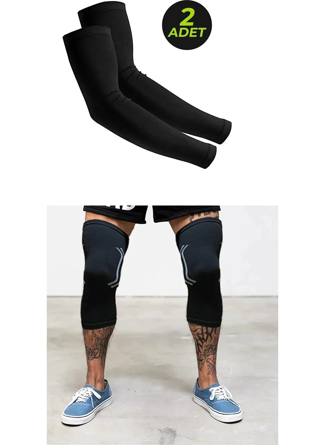 Ck Spor ts Basketball Knee Pad and Basketball Sleeve Set of 2 Sports Set Basketball Set