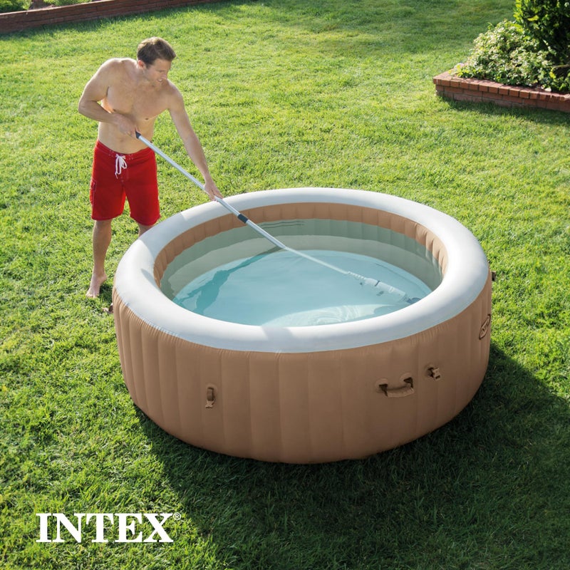 Intex Handheld Pool Vacuum Cleaner Rechargeable 94 Inch Telescoping Shaft and 2 Interchangeable Brush Heads for Above Ground Swimming Pool and Spa - Image 5