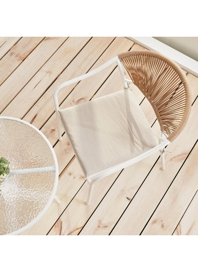 Pan Home Carloz Bistro Set 1+2 - Beige & Light Brown  - Image 2