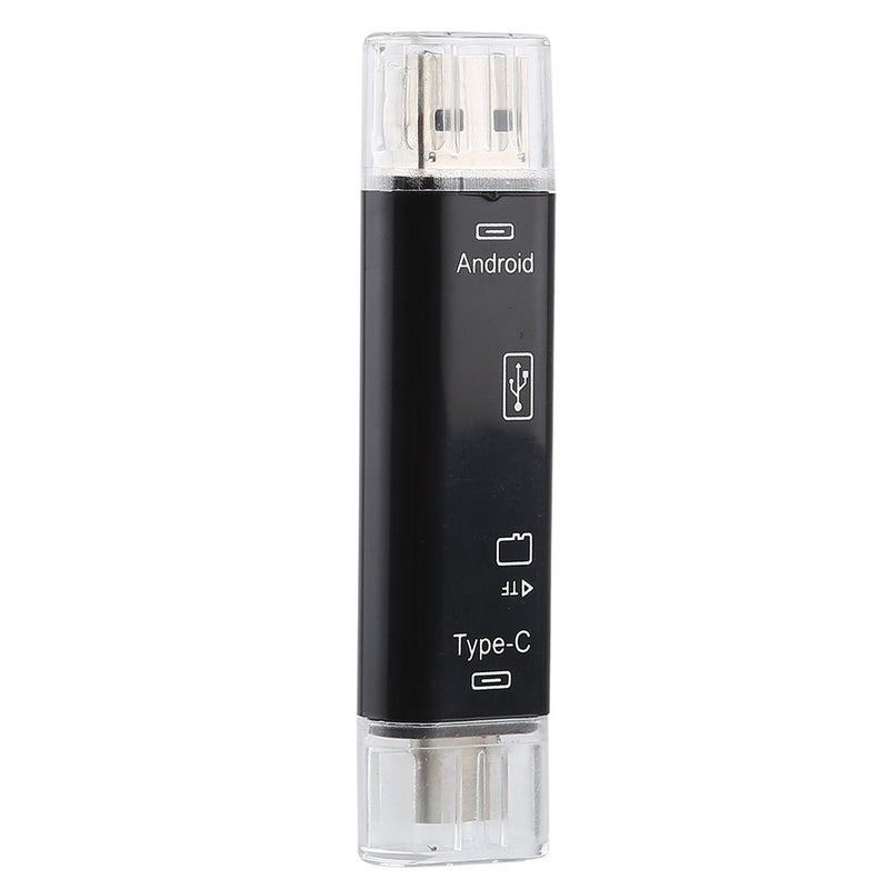 D-188 3 in 1 TF USB2.0 to USB MiCro USB Type-C OTG Card Reader - Image 4
