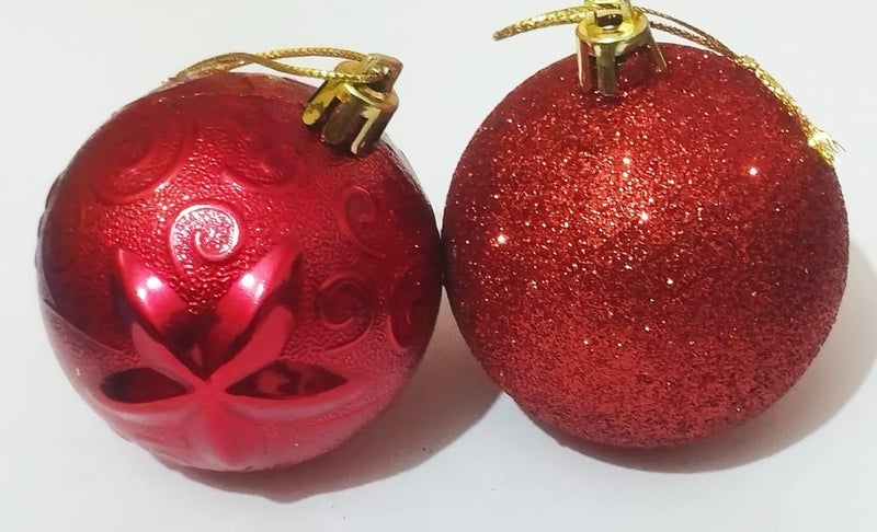 Sai tradelink Christmas Balls Ornaments Set of 12 six 6 Redsix6 Rose Gold - Image 4