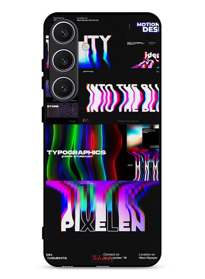 Tolwak Samsung Galaxy S24 Plus 5G Protective Case Cover Motion Design - Image 1