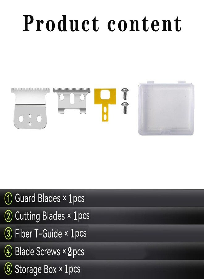 GERILKAI 2 Pack T Blades fits for G, GO, GTO, GTX, Headliner LS2, LS3 Replacement,clipper blades,Already assembled（Silver） - Image 3