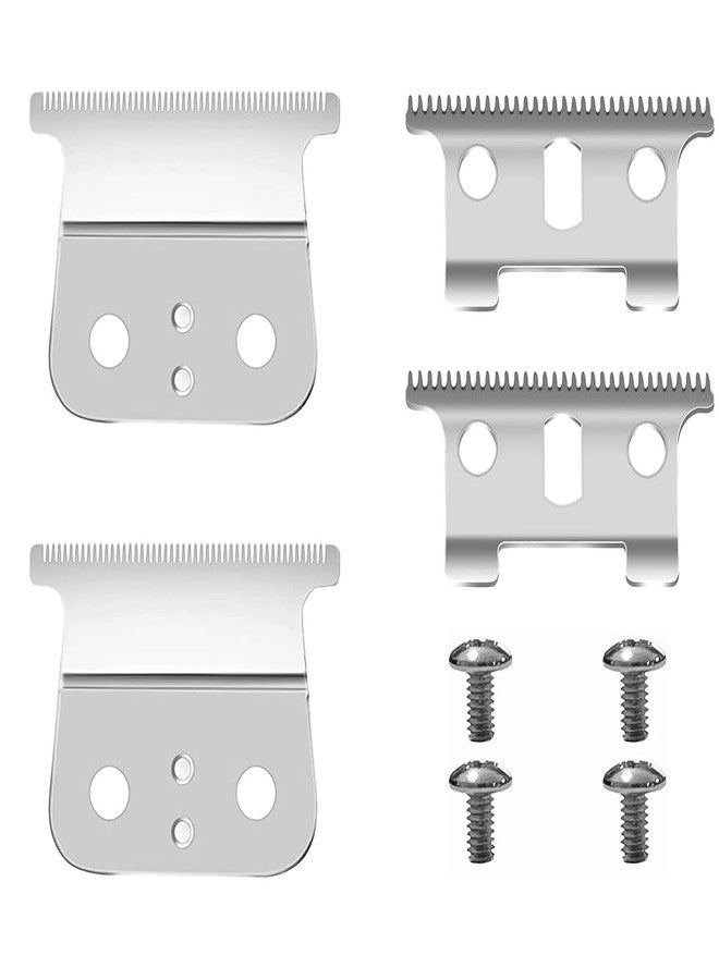 GERILKAI 2 Pack T Blades fits for G, GO, GTO, GTX, Headliner LS2, LS3 Replacement,clipper blades,Already assembled（Silver） - Image 1