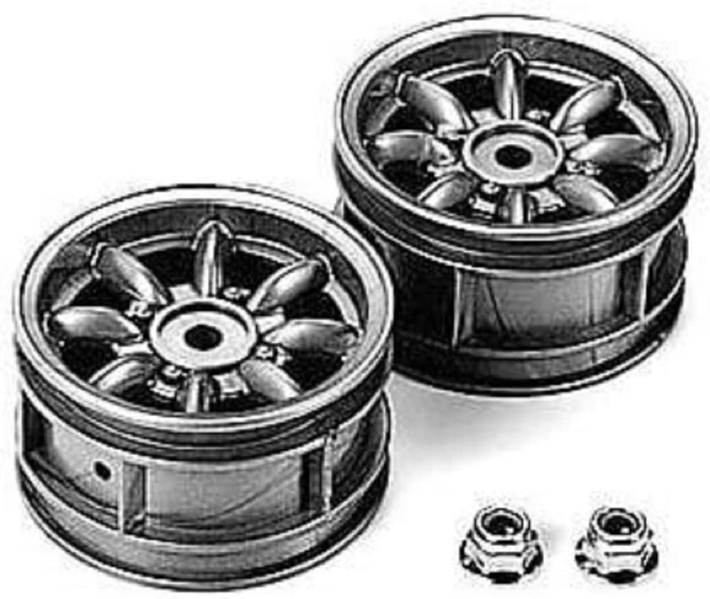 Tamiya 300050569 M Chassis Rims Silver 2 Mini Cooper - Image 2