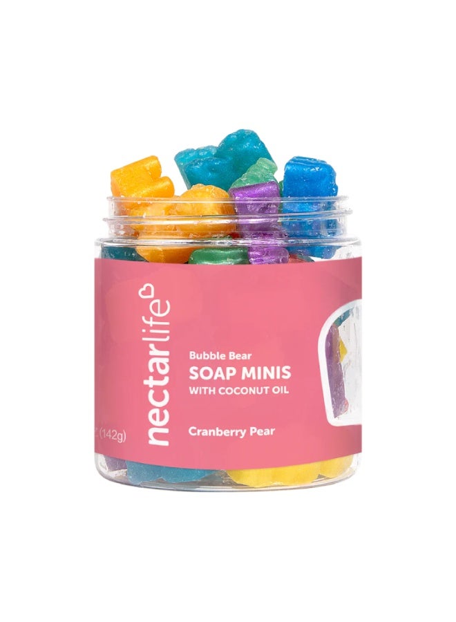 Nectar Life Kids Soap, Mini soaps, Bubble Soap, Bear Shape Mini Soaps For Kids, Handmade in the US Kids Soaps, Fun Bath Time for Children, Boys & Girls, for All Skin Types (Bear Shape) - Image 1