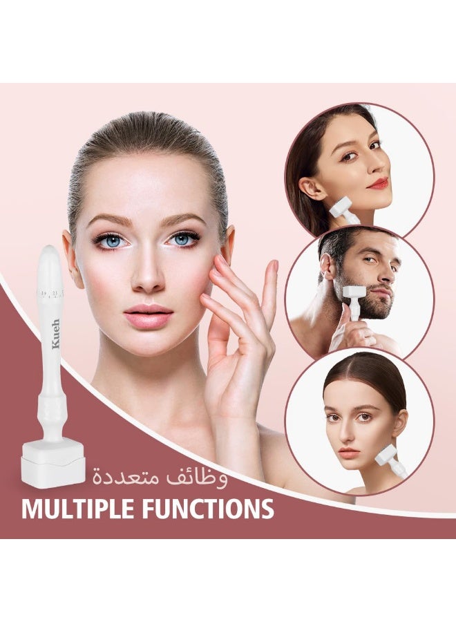 Kueh Original Derma Stamp Beauty Tool - Professional Adjustable Derma Pen for Men and Women - Best Derma Roller Alternative (2026 new white) - Image 4