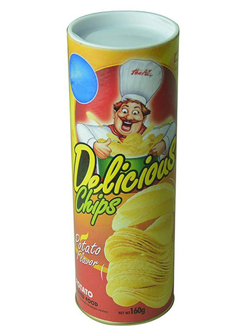 Classic Prank Potato Chip Snake Toy Gift Realistic Can Durable Sturdy 21.5x7.5cm - Image 1