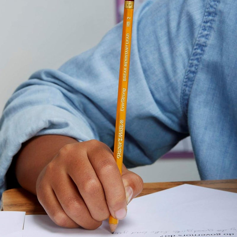 Papermate EverStrong #2 Pencils Reinforced Break-Resistant Lead When Writing 24-Pack - Image 3