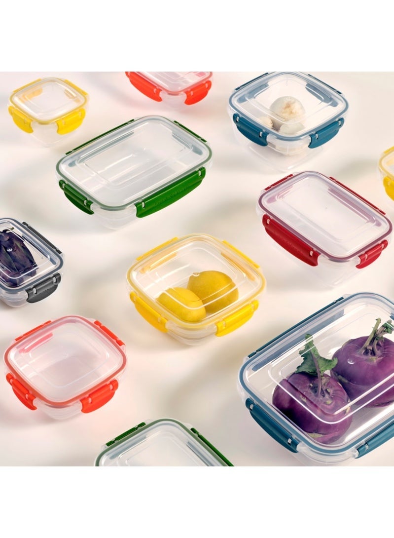 Dunya Plastik 900 ml MASTER Silicone Seal Square Storage Container - Image 3