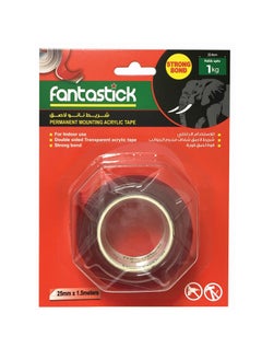 Fantastick 1-Piece Permanent Double Sided Clear Mounting Acrylic Tape  - Image 1