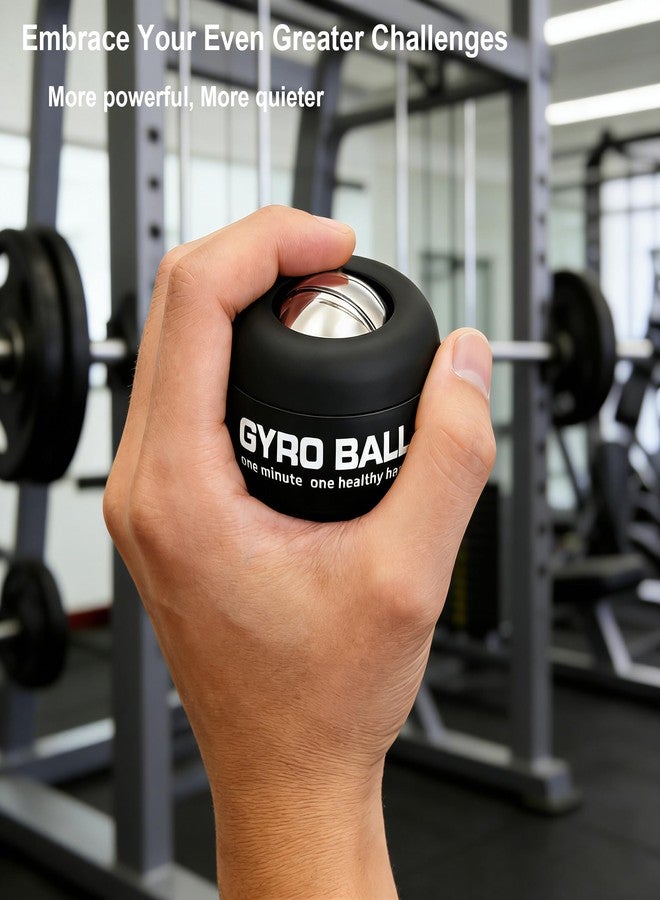 EXBEPE All-Metal Wrist Gyro Ball,Weighted Power Wrist Ball,Wrist Forearm Trainer for Strength & Rehabilitation,Carpal Tunnel Relief Tool,Desk Stress Relief Toy,for Sports & Office Use with Ball Bag - Image 5