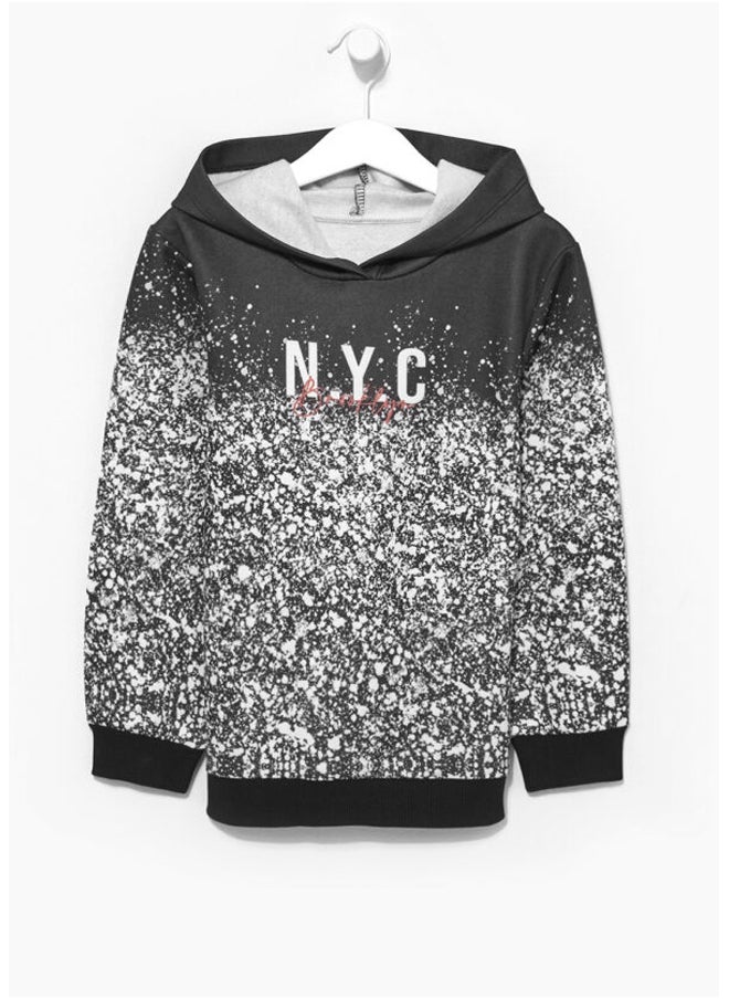 Matalan Boys NYC Splatter Print Hoodie 