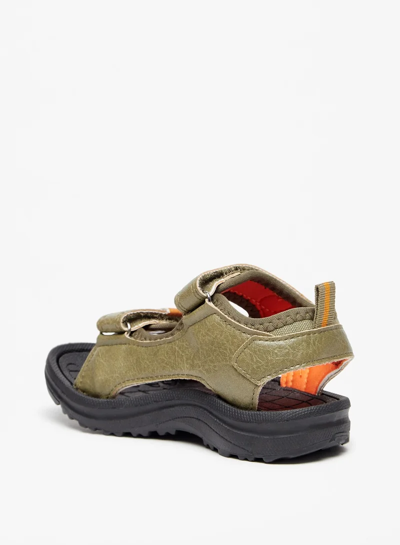 shoexpress Boys Colourblock Floaters with Hook and Loop Closure Ramadan Collection