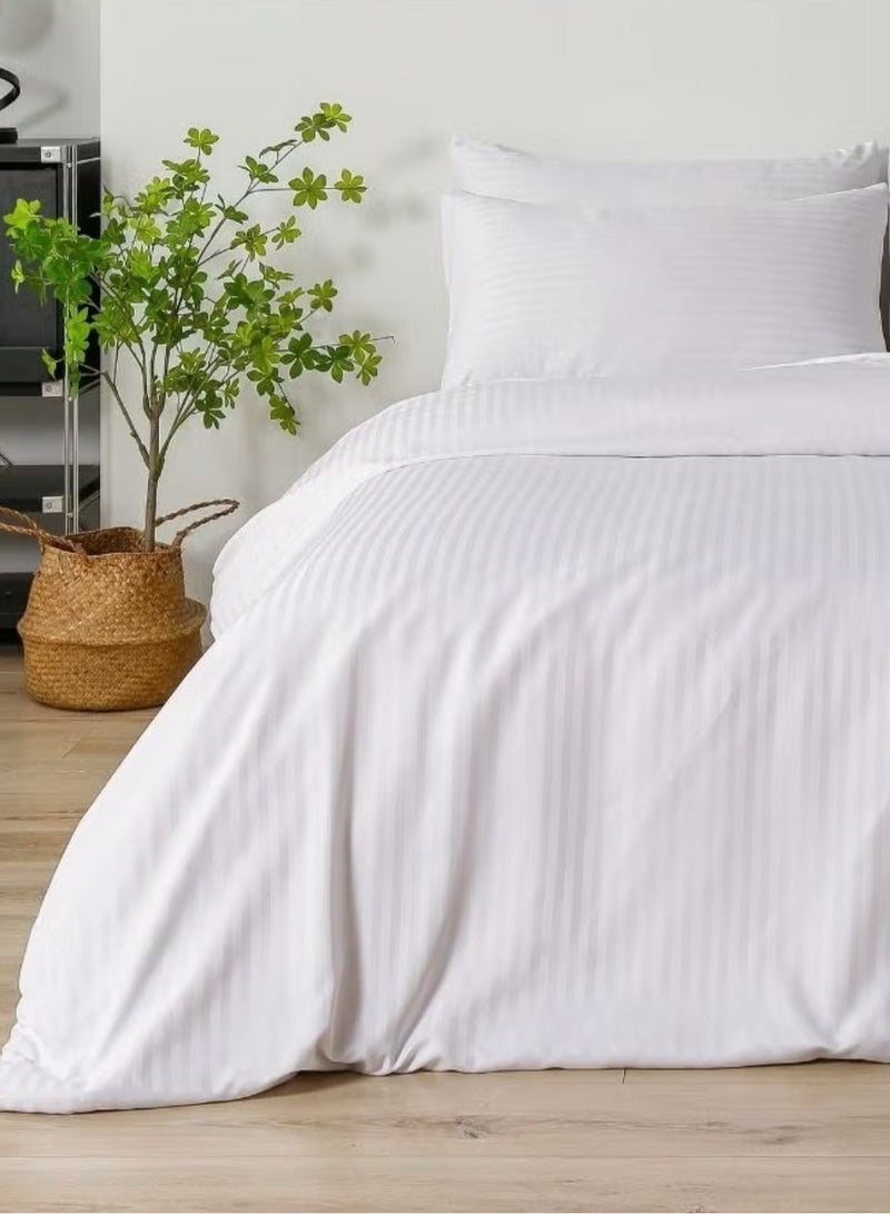  ثنائي المنزل Bedding set single size160*210cm duvet cover set ,4pcs set with fit sheet and 2 pcs pillow cases - Image 1
