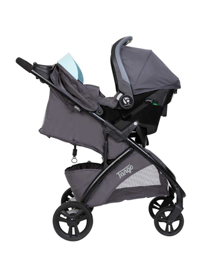 babytrend Tango Stroller With Car Seat - Blue Mist/Black - Image 3