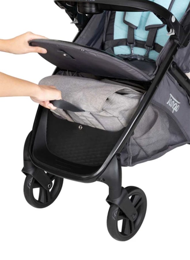 babytrend Tango Stroller With Car Seat - Blue Mist/Black - Image 5