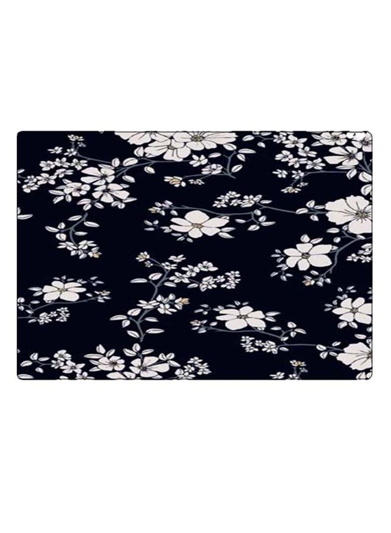 وسادة ماوس للألعاب مضادة للانزلاق مطبوعة باللون الأسود/الأبيض/الرمادي