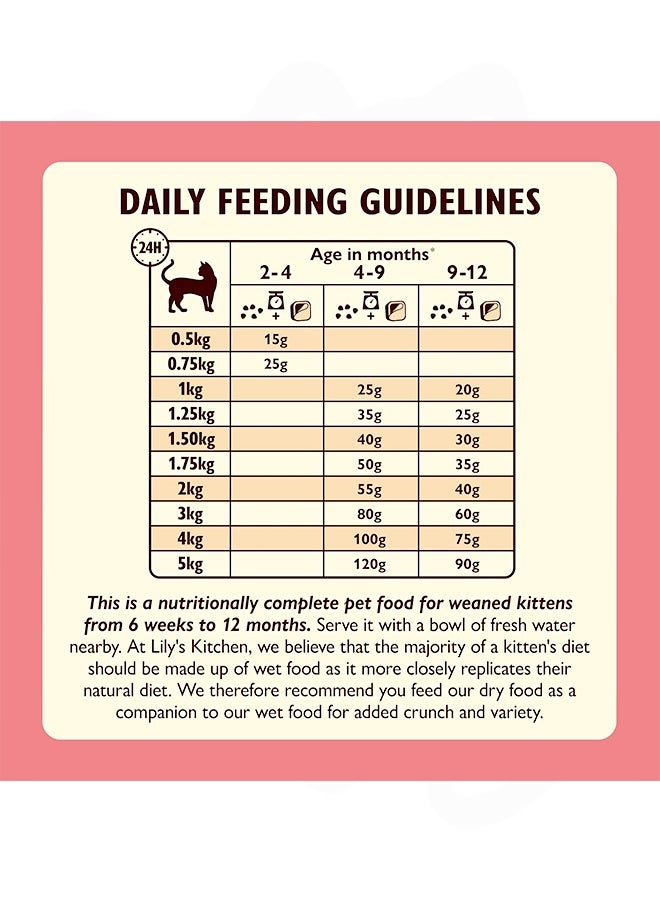 Lily's Kitchen Chicken And White Fish Kitten Dry Cat Food - 800G - Image 4