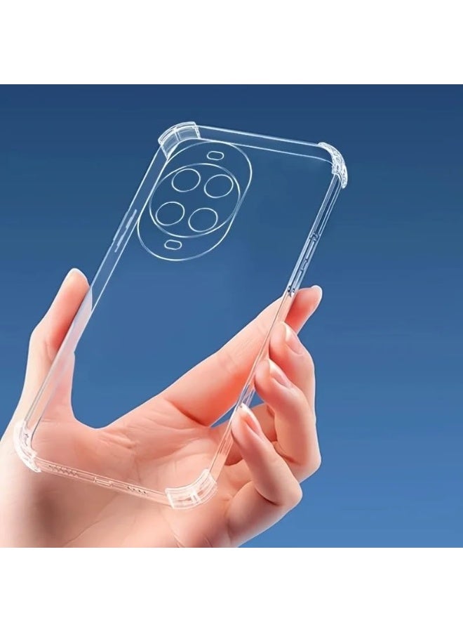 Muzz Huawei nova 14 Pro 5G Case, for Nova 14 Pro Phone Case Clear, Reinforced Corners Scratch Resistant TPU Rubber Soft Silicone Protective Crystal Clear Cover for Huawei Nova 14 Pro - Image 4