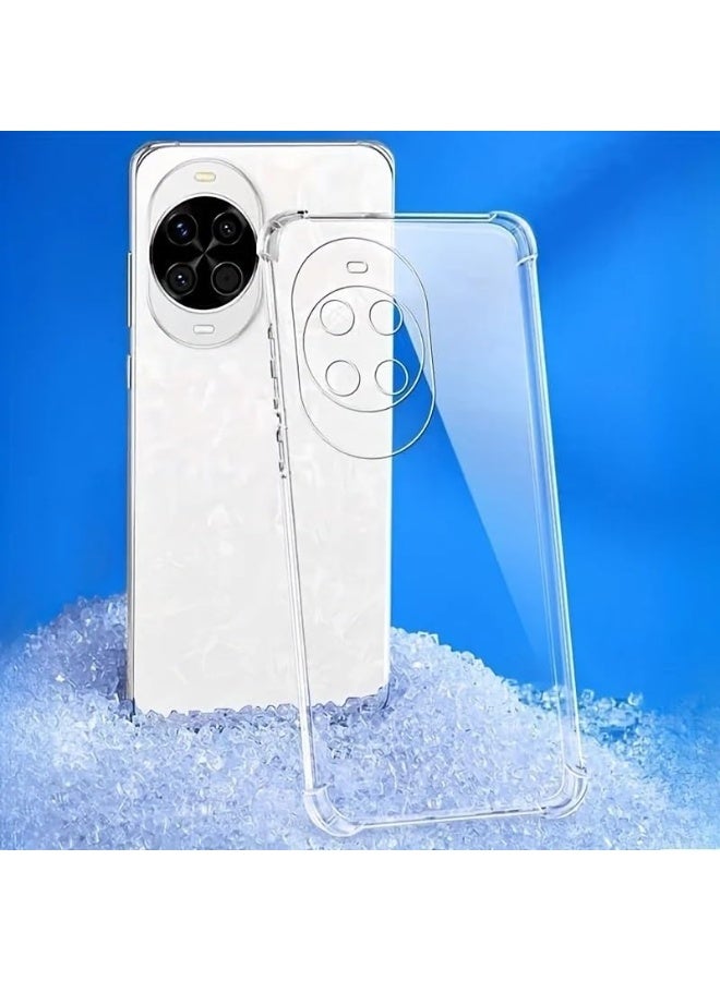 Muzz Huawei nova 14 Pro 5G Case, for Nova 14 Pro Phone Case Clear, Reinforced Corners Scratch Resistant TPU Rubber Soft Silicone Protective Crystal Clear Cover for Huawei Nova 14 Pro - Image 1