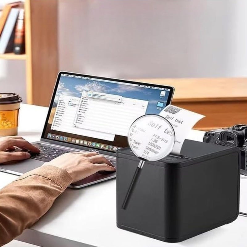 Receipt Printer XP-80TS Lan 80mm High Speed 200mm/s POS Printer with Auto Cutter USB and Ethernet Port Direct Thermal Printing for Restaurant Retail Kitchen Windows Linux Android Support - Image 4