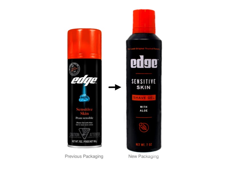 Edge Sensitive Skin Shaving Gel Twin Pack, 2 x 198g - Image 4