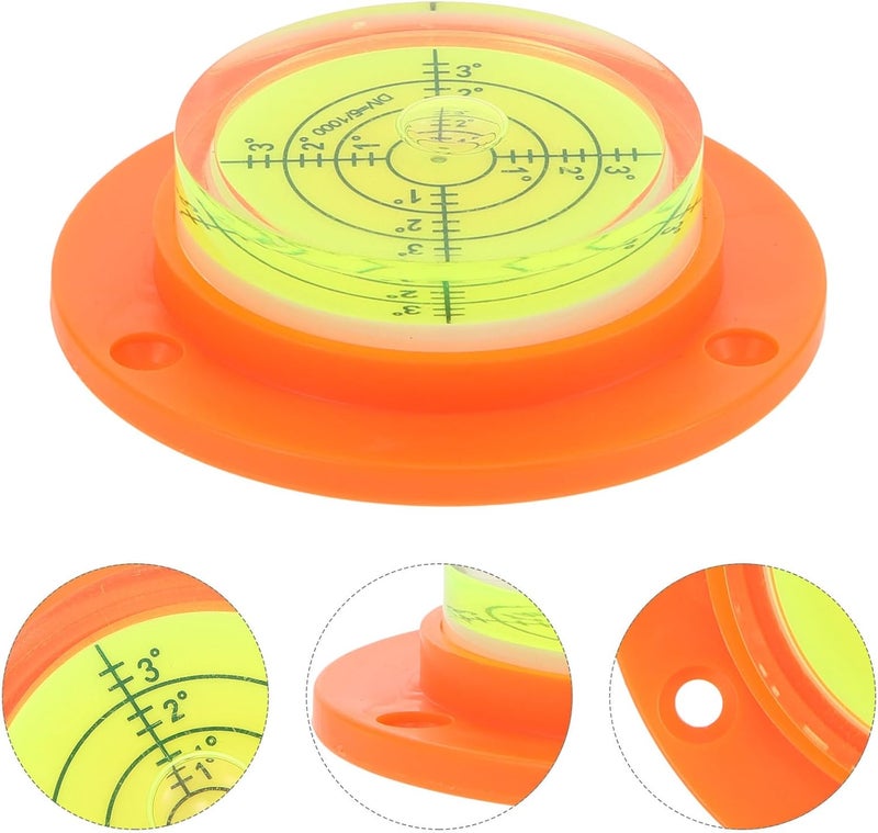 Mini Horizontal Bubble Leveler Tool with Base 60x15mm, Small Precision Pocket Level for Tripod and Outdoor Vehicle Measuring, Portable Spirit Level for Accurate Layout - Image 5