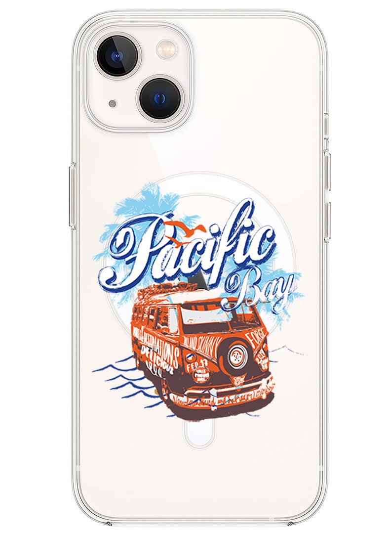 Theodor Magnetic Case for iPhone 14 Plus 6.7-inch Compatible with MagSafe Wireless Charging, Shockproof Phone Bumper Cover Pacific Bay copy - Image 1