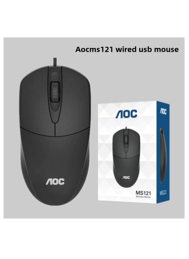 Generic TPV AOC Wired Usb Mouse Home Office Business All-in-one Laptop Desktop Computer Mouse-Color:M Soul E01 Wired Mouse  - Image 4