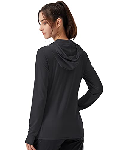 Soothfeel جاكيت هودي للنساء مع حماية من الشمس UPF 50+ خفيف الوزن بأكمام طويلة للنساء مع جيب للتنزه في الهواء الطلق - Image 2
