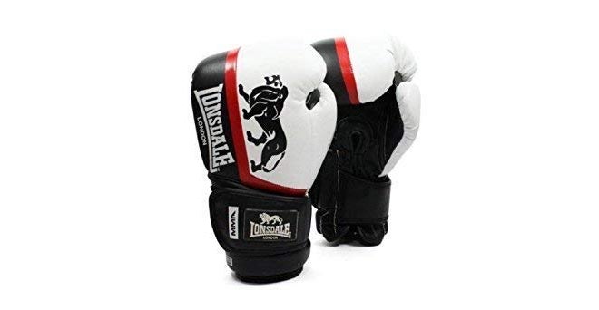 Firefly قفازات تدريب MMA من Lonsdale للملاكمة والتدريب (10 أونز 12 أونز 14 أونز 16 أونز) امتصاص الصدمات للذكور والشباب (16 أونز) - Image 2