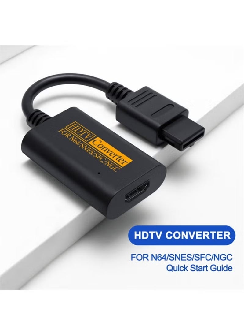 أسيف 1080p محول HDMI HD كابل محول لاسلكي نينتندو 64 / SNES جيم كيوب وحدة التحكم  - Image 4