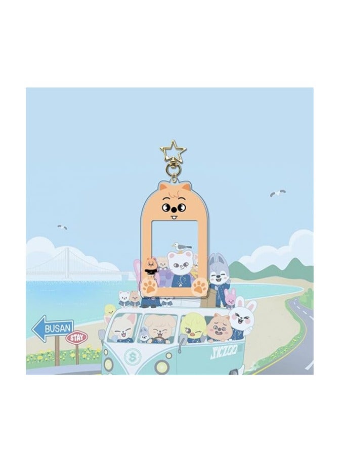 Straykids Photocard Holder Keychain Skz Photo Frame Acrylic Keyring Hyunjin Felix Cute Photo Case - Image 4