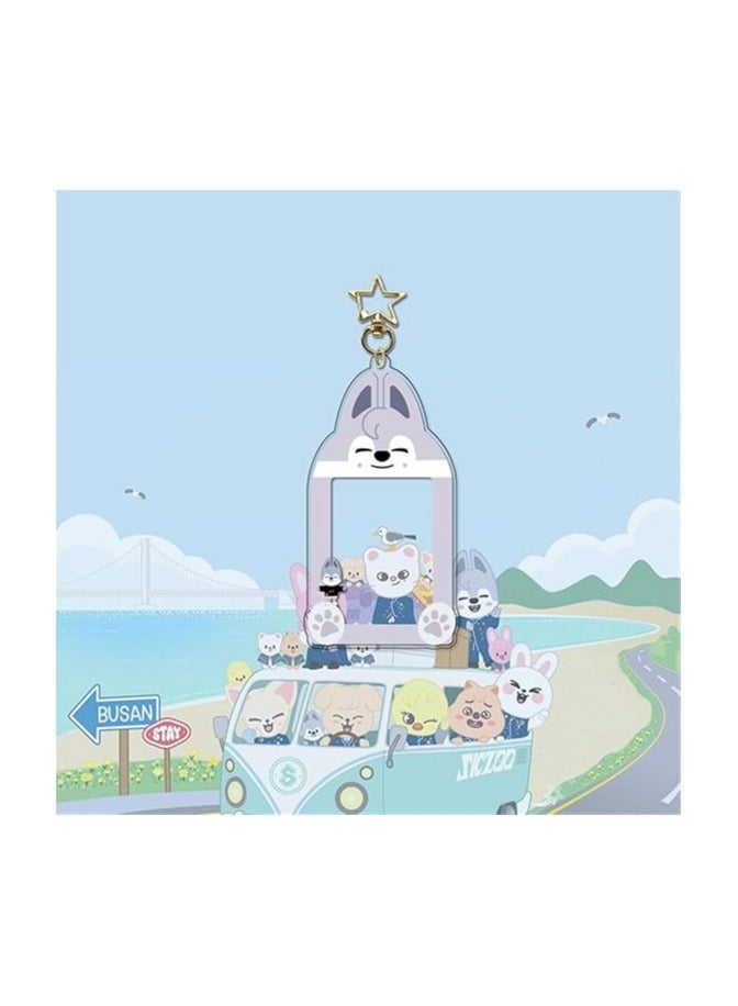 Straykids Photocard Holder Keychain Skz Photo Frame Acrylic Keyring Hyunjin Felix Cute Photo Case - Image 3