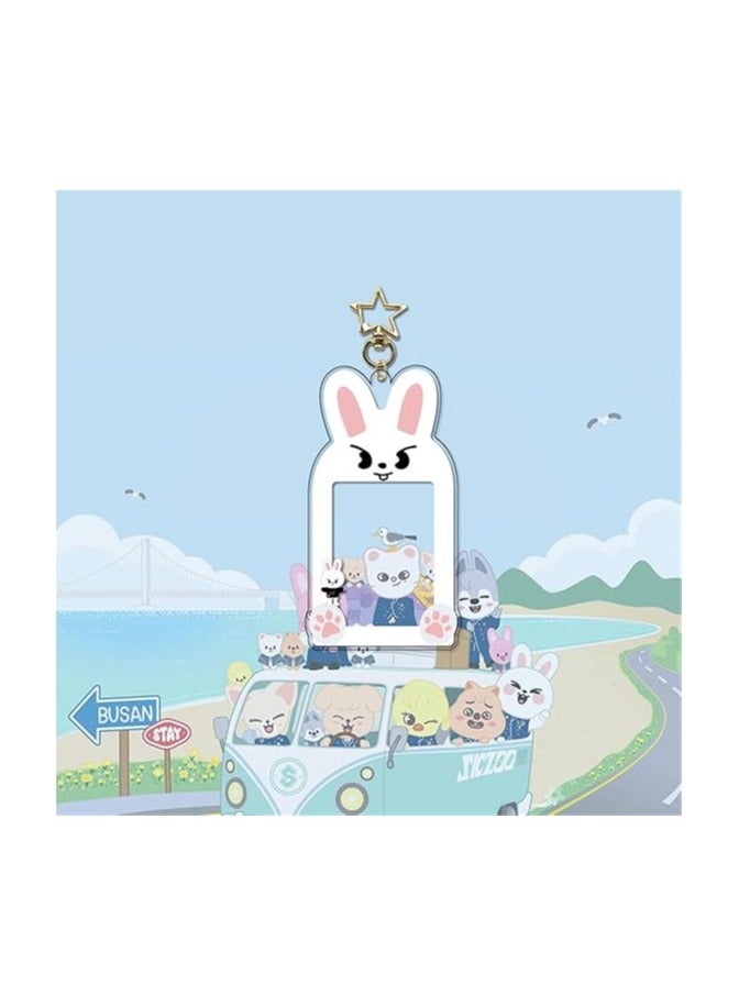 Straykids Photocard Holder Keychain Skz Photo Frame Acrylic Keyring Hyunjin Felix Cute Photo Case - Image 5