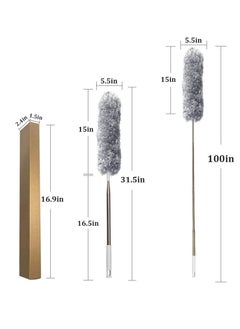 Dubkart Feather Duster Improved Long Pole Duster 30 to100 inches  - Image 4