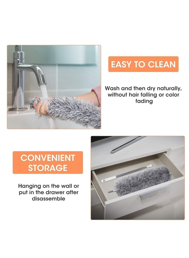 Dubkart Feather Duster Improved Long Pole Duster 30 to100 inches - Image 3