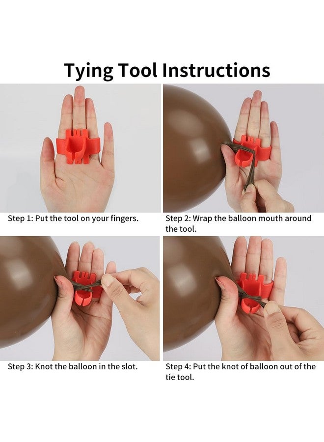 RUBFAC 156pcs Dusty Blue and Brown Balloon Garland Arch Kit, Bear Baby Shower Decoration with Boho Brown Skin Color Blue Balloons for Gender Reveal and Birthday Party Decoration - Image 4