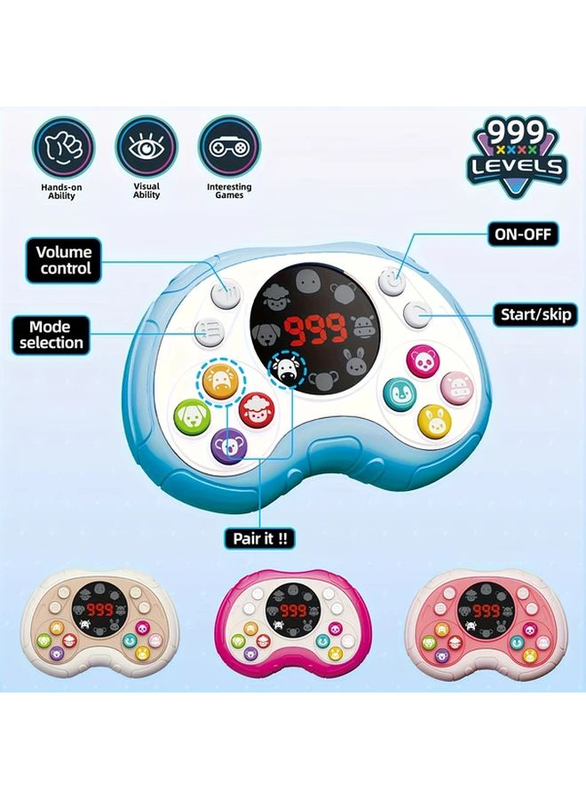 White Game Console Interactive Educational Learning Toy For Kids Brain Development - Image 2