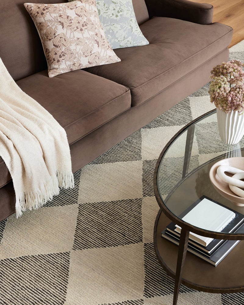 Loloi Chris Loves Julia Francis Collection FRA-01 Beige/Charcoal 2'-6" x 9'-9" Runner Rug - Image 4