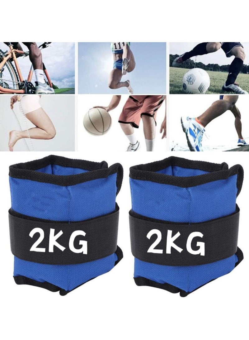 KIIUMI 2-Piece Sand Weight Bag for the Feet, Weighing 4 kilograms, Each Piece Weighing 2 Kilograms - Image 2