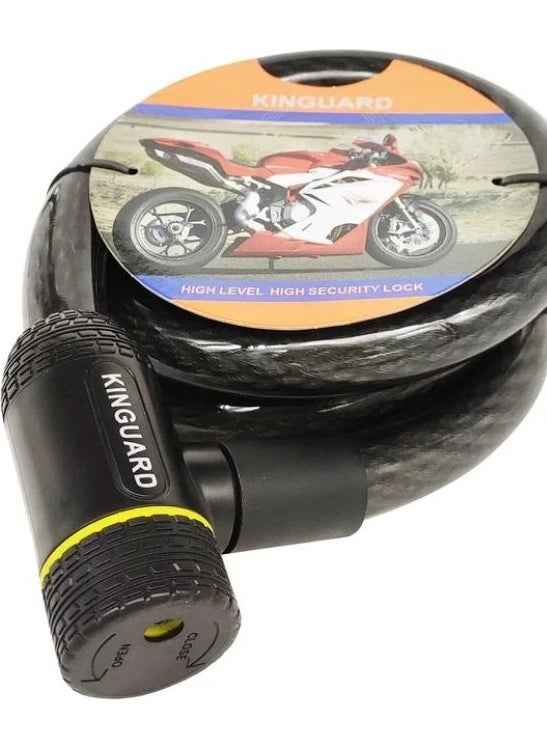 Ebakbak Motorcycle Taiwan Lock Rope Thick Cable Steel Wire 25*1500MM Engine Lock  - Image 2