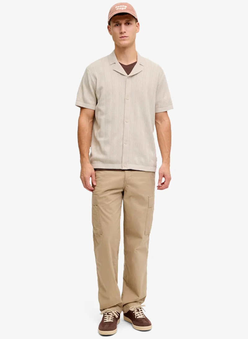 JJ Rebel  Casual Slim Fit Short Sleeve Resort Shirt for Men | Best Price UAE