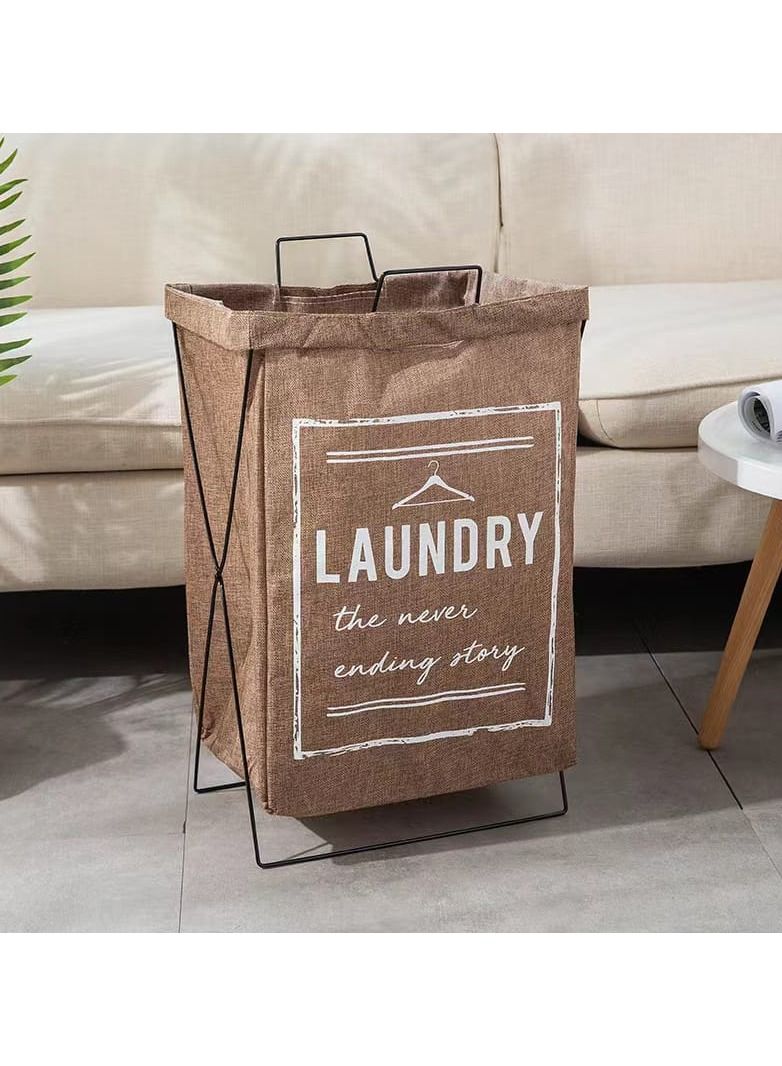 DubaiGallery Laundry Bag Foldable Laundry Hamper Durable Fabric Laundry Basket Clothes Sorter Portable Multifunction Storage Bag - Image 1