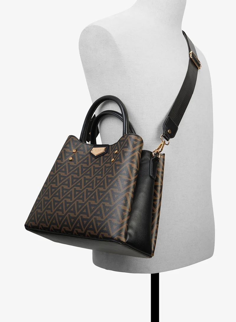 Aldo Caraever All Over Print Satchel Bag