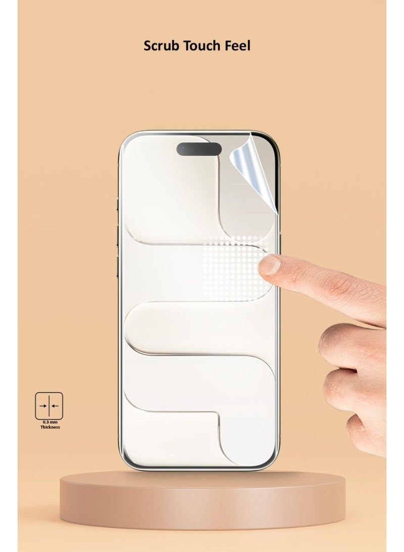 Techie iPhone 17 Air Screen Protector – Matte HD Hydrogel Film, Explosion-Proof, Full Coverage, Anti-Scratch, Bubble-Free, Easy Installation (Hoco Series) - Image 4